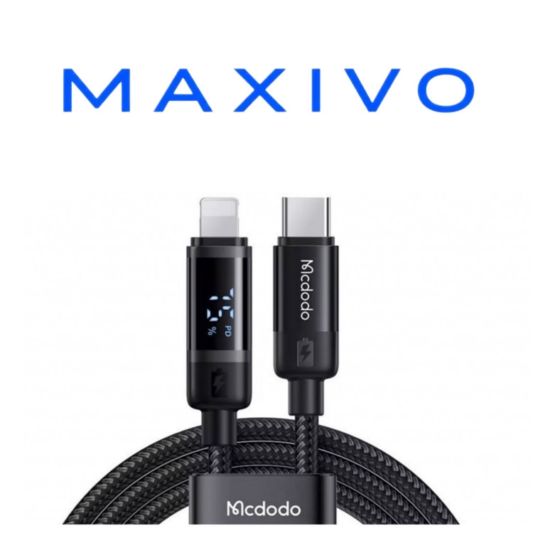 کابل تبدیل فست شارژ Mcdodo CA-521 Type-C To Lightning 3A PD 36W 1.2m