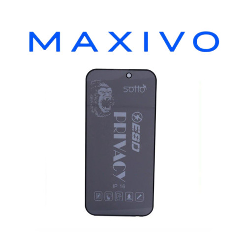 گلس پرایوسی آنتی استاتیک Sotto آیفون iPhone 16