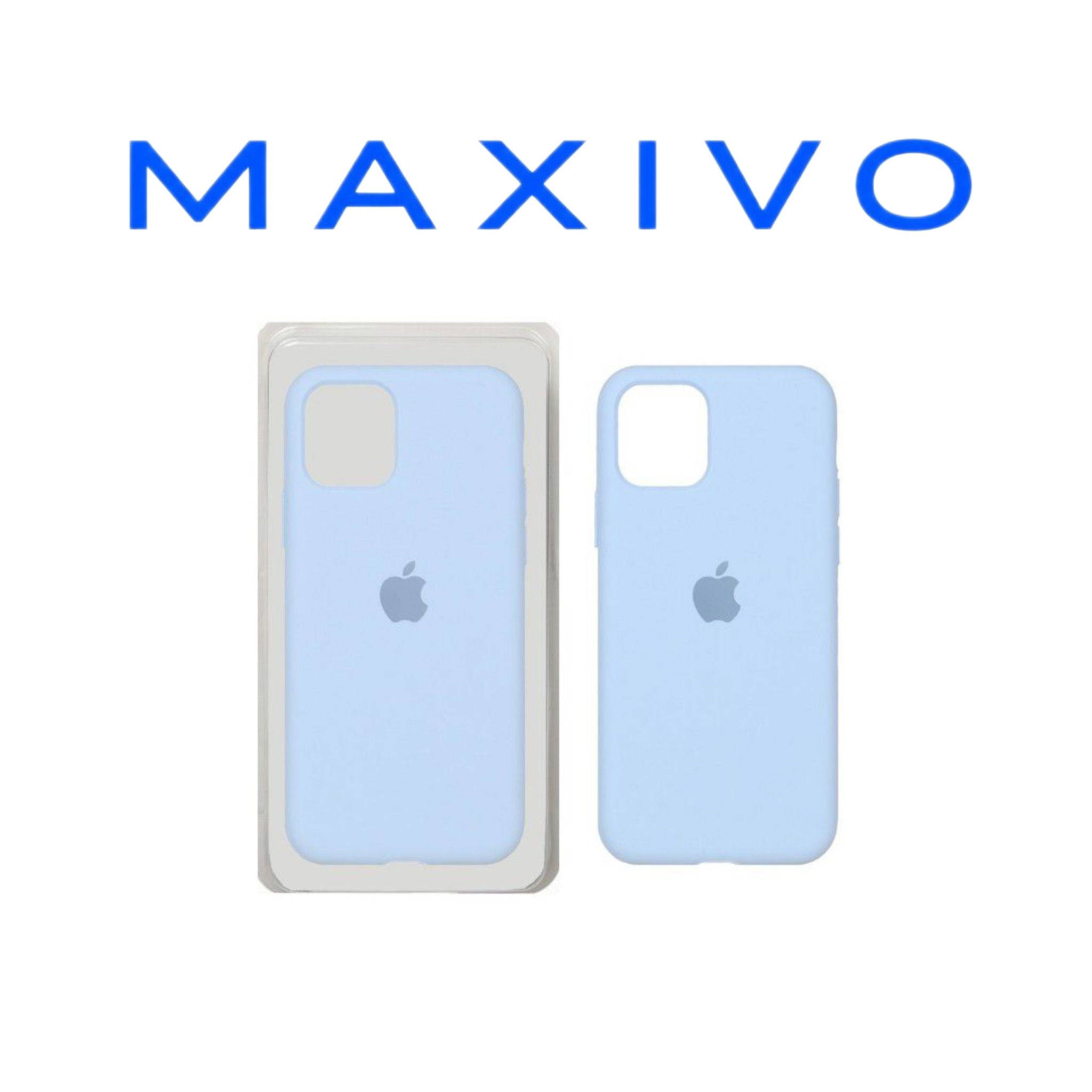 قاب سیلیکونی پاک کنی اورجینال Apple iPhone 11 Pro - آبی آسمانی (پک اصلی)