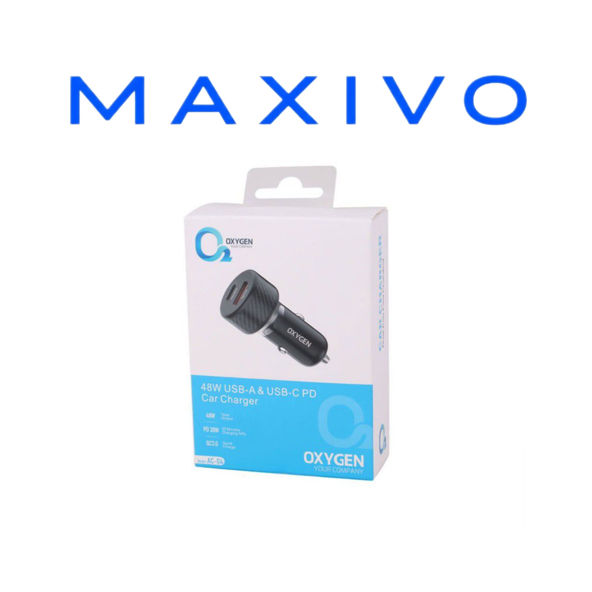 شارژر فندکی 48 وات اکسیژن OXYGEN