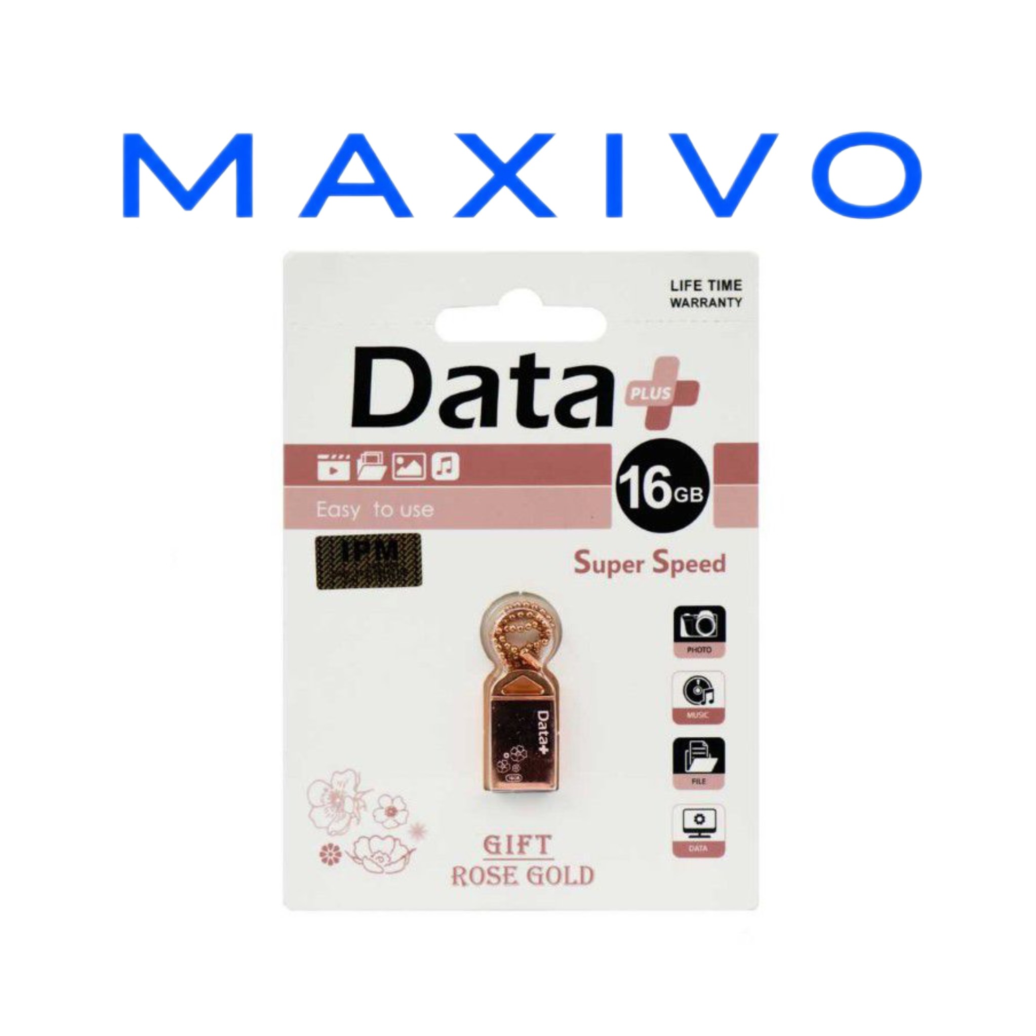 فلش 16 گیگ دیتا پلاس Data+ Gift Rose Gold
