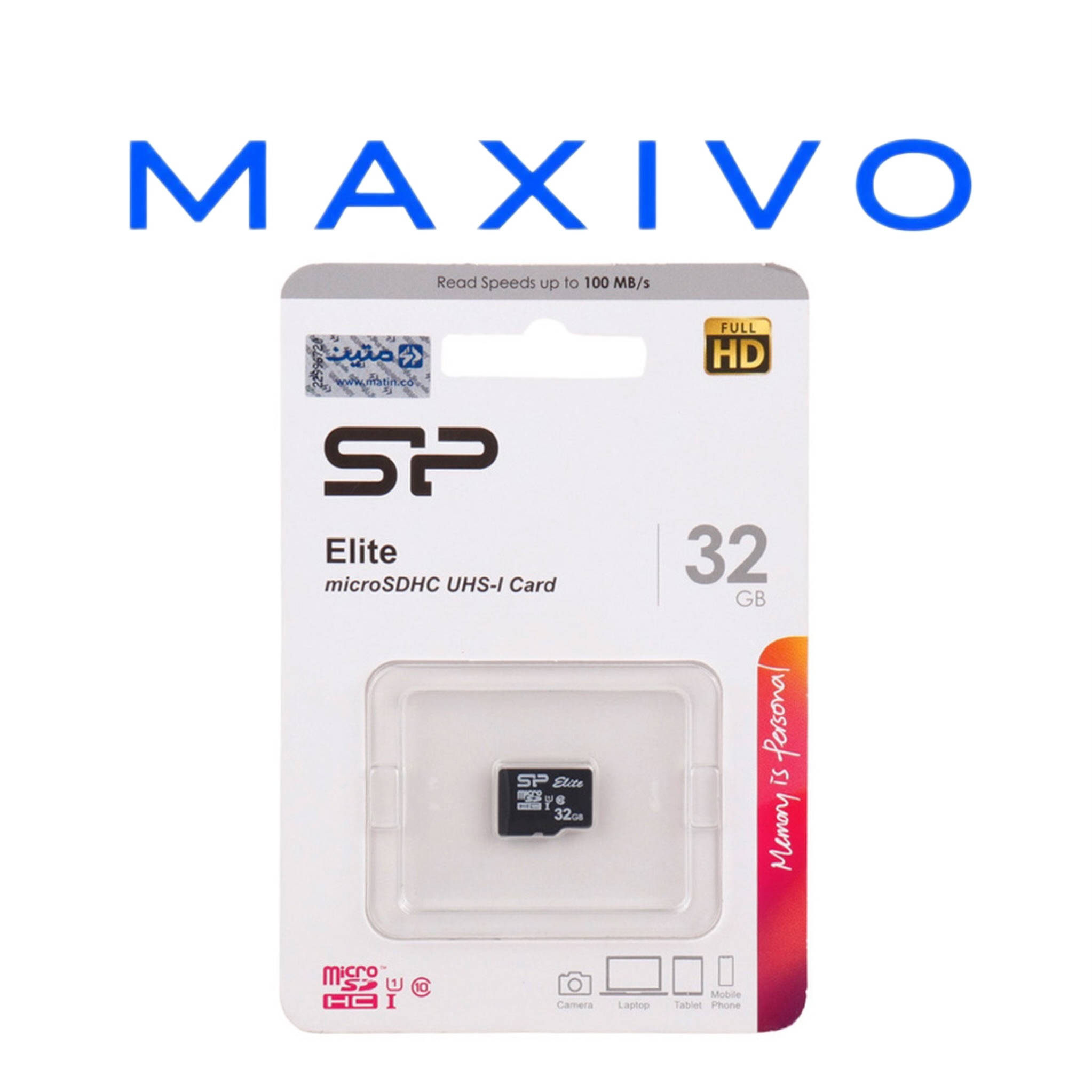 رم میکرو 32 گیگ سیلیکون پاور Silicon Power Elite V10 U1 C10 100MB/s