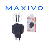 شارژر دیواری 20 وات الدینیو Q1 QC3.0 PD 3A + کابل تایپ سی