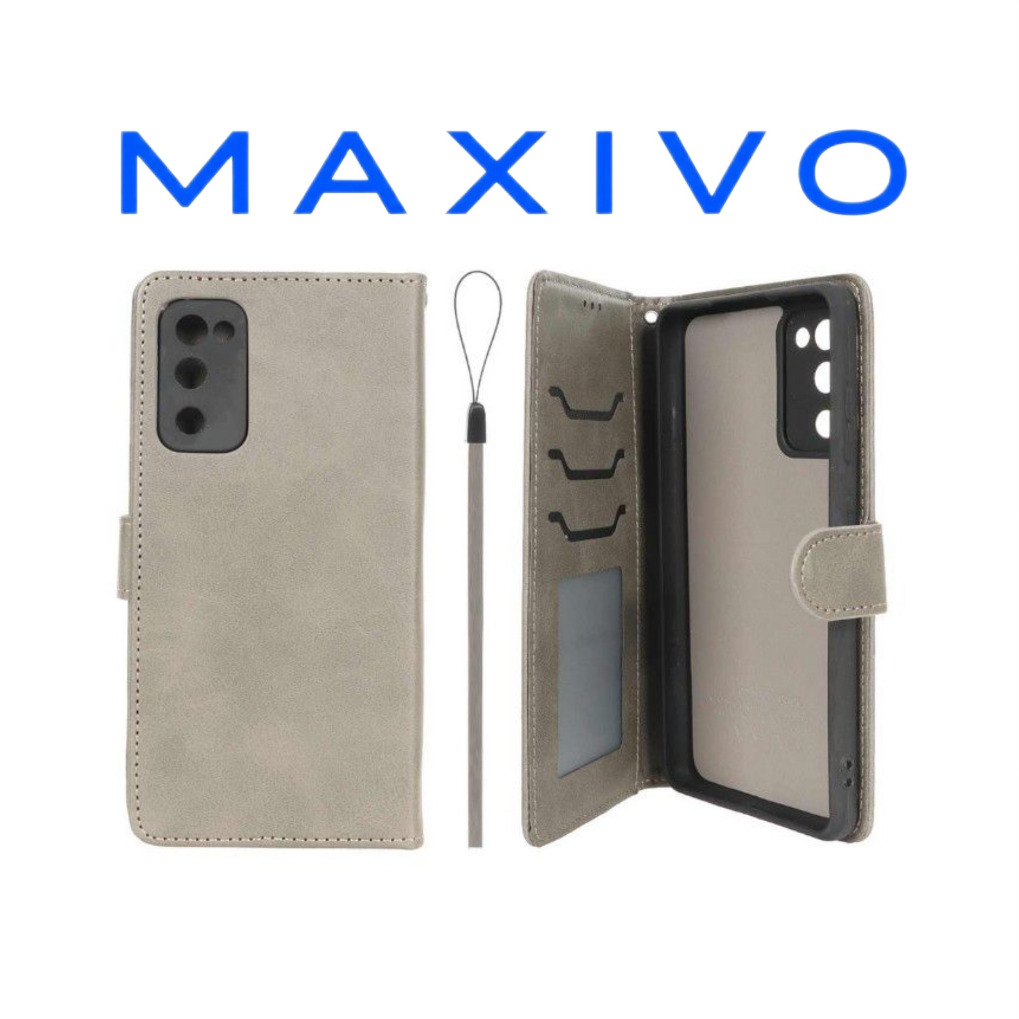 کیف موبایل مگنتی درجه یک داخل خز MNC Plus مدل Samsung Galaxy S20 FE - خاکستری