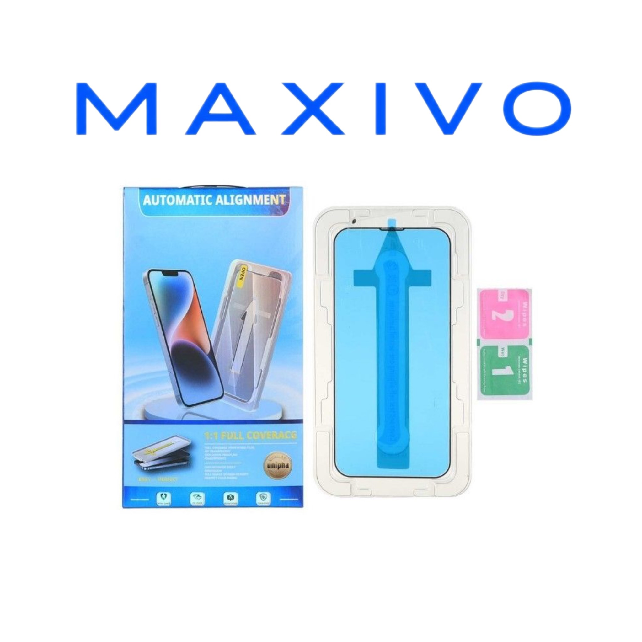 گلس Unipha - Magic Glass Box مدل iPhone 13 - iPhone 13 Pro - iPhone 14 - 16e