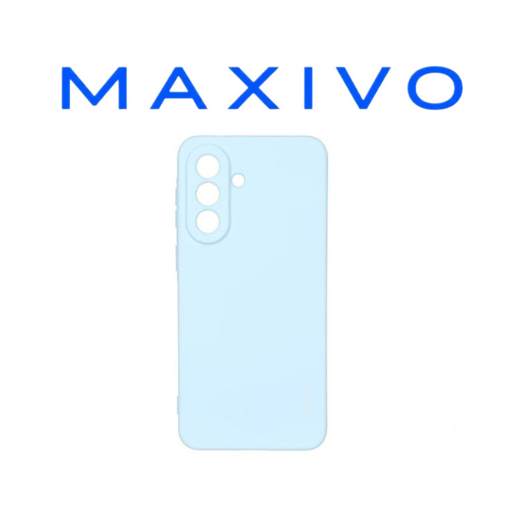 قاب سیلیکونی Spigen محافظ لنزدار Samsung Galaxy A57 - آبی روشن