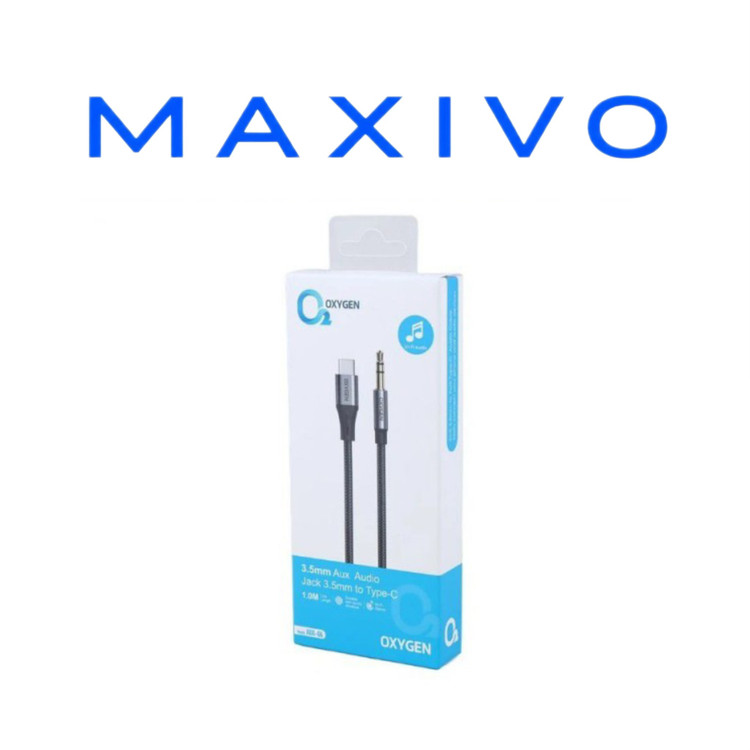 کابل تبدیل Type-C به AUX اکسیژن AUX-06 طول 1 متر