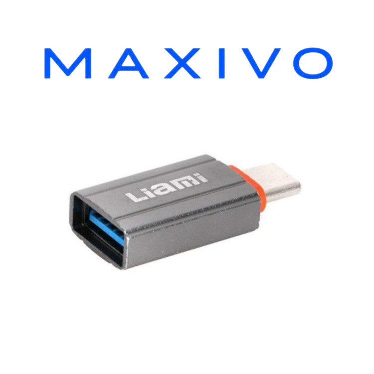 تبدیل Liami Type-C To USB مدل OTG-LM 160C - خاکستری
