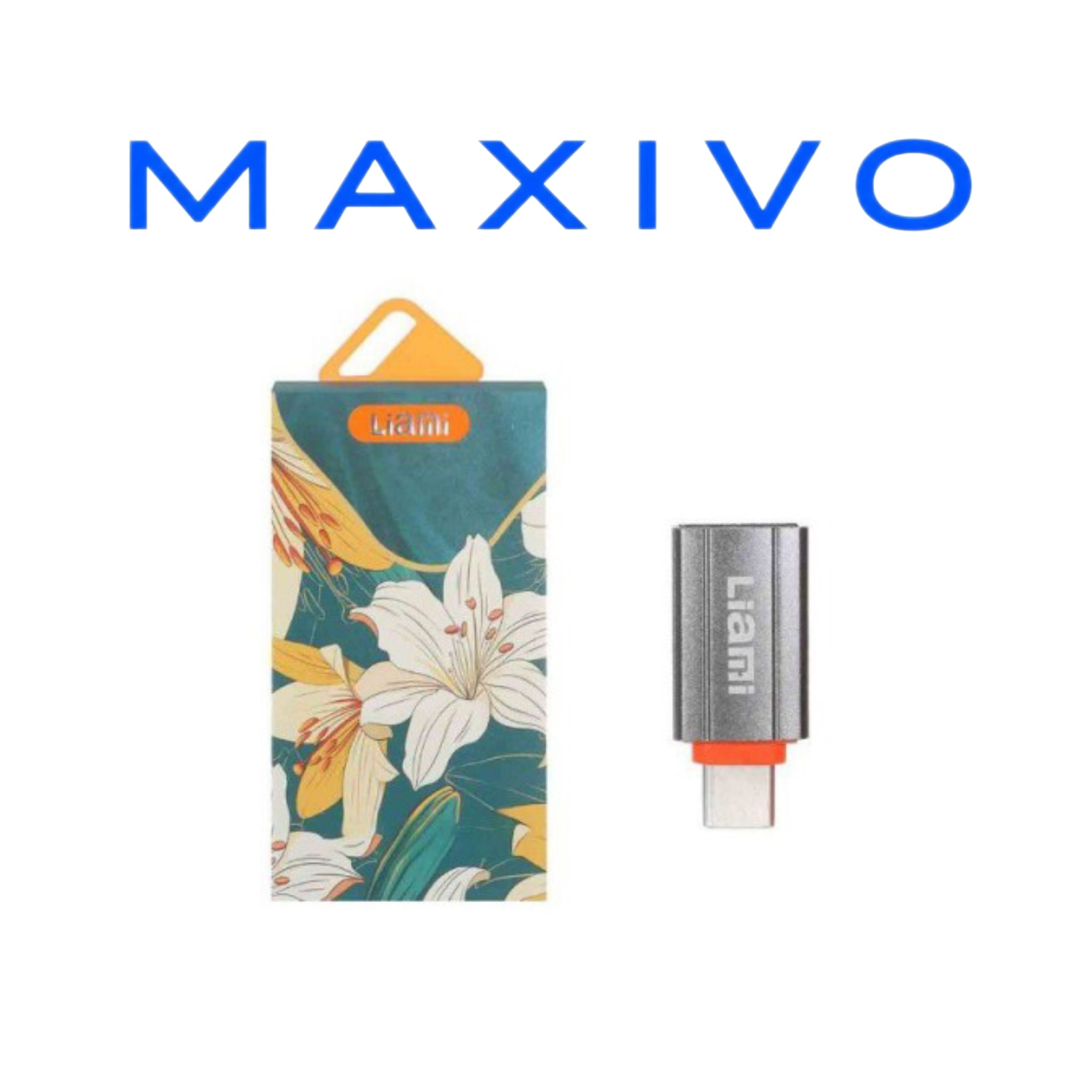 تبدیل Liami Type-C To USB مدل OTG-LM 160C - خاکستری