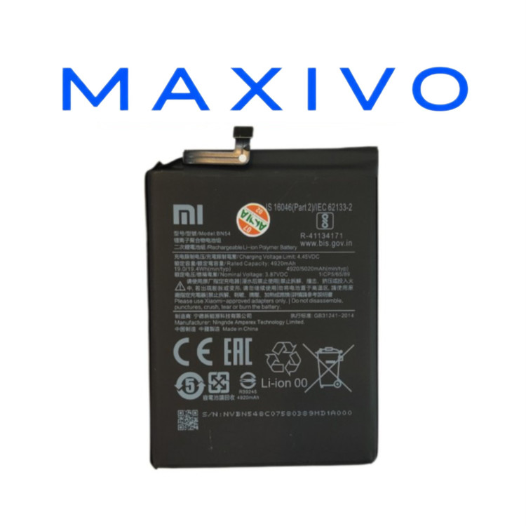 battery xiaomi redmi 9 - note 9 - BN 54