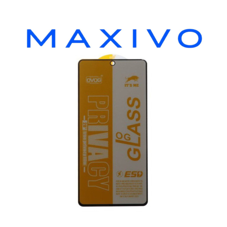 گلس Xiaomi Poco X3 Pro - Redmi Note 9S - Redmi Note 9 Pro - Poco F5 Pro - Privacy OG - ESD OVOG