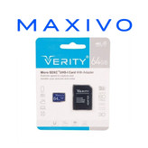 رم میکرو 64 گیگ وریتی Verity U3 C10 80MB/s + خشاب