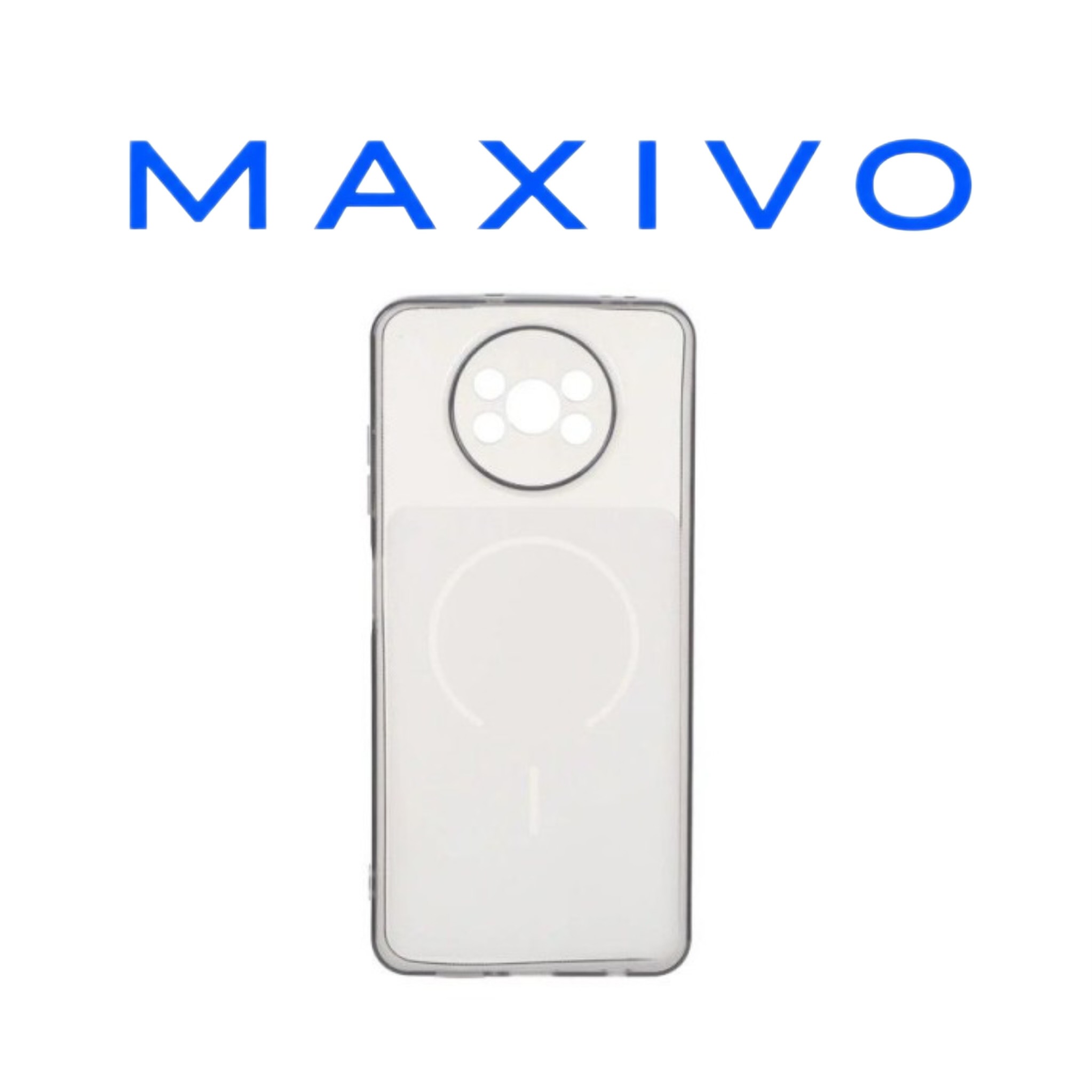 قاب ژله ای شفاف مستطیلی طرح مگ سیف محافظ لنزدار Xiaomi Poco X3 / Poco X3 Pro / Poco X3 NFC - مشکی