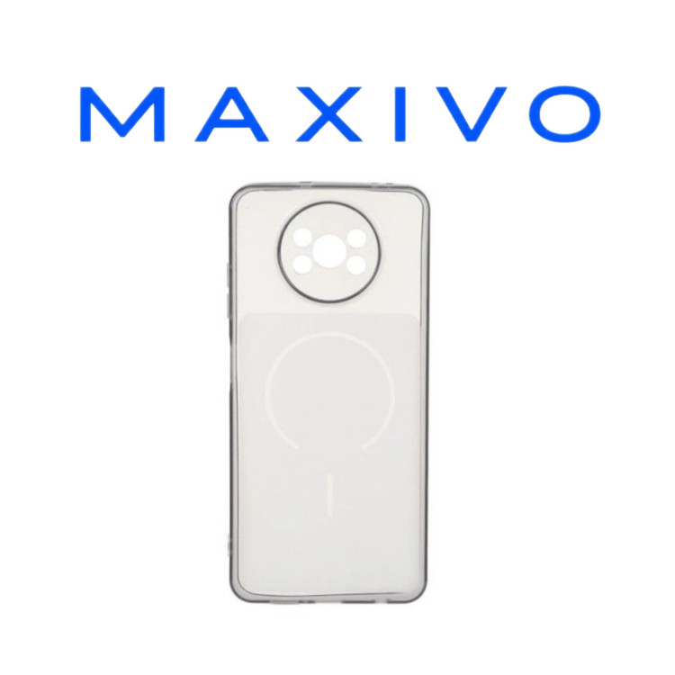 قاب ژله ای شفاف مستطیلی طرح مگ سیف محافظ لنزدار Xiaomi Poco X3 / Poco X3 Pro / Poco X3 NFC - مشکی