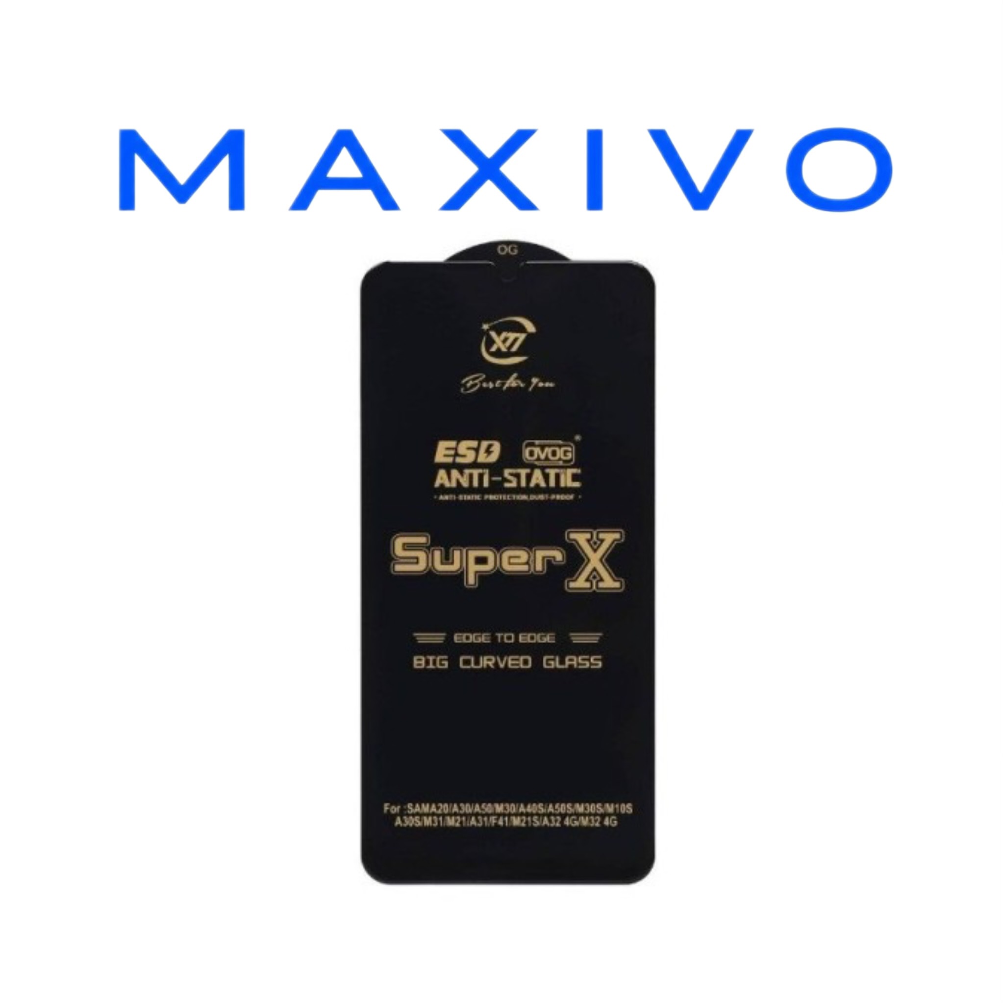 گلس Full Cover Super X Samsung Galaxy A20 - A30S - A50S