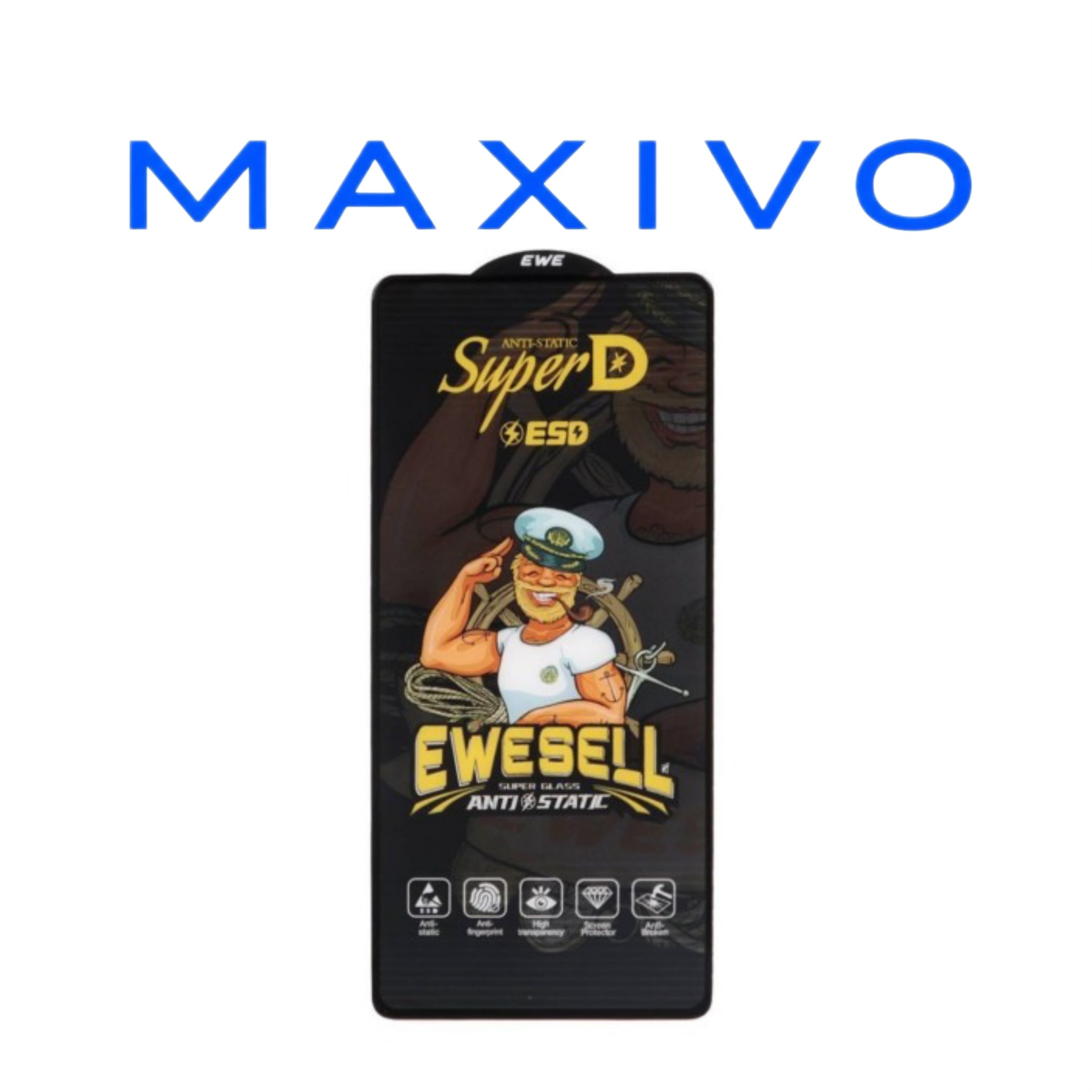 گلس Super D Esd Ewesell Xiaomi Redmi Note 14S - Note 13 Pro 4G - Poco M6 Pro 4G