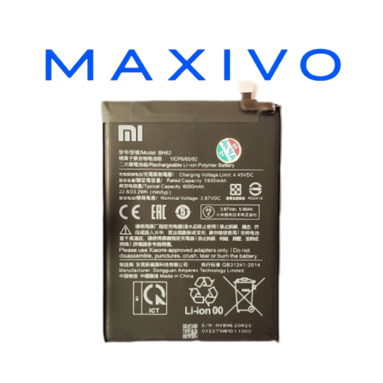 battery xiaomi Poco M3 - Xiaomi Redmi 9T - BN62
